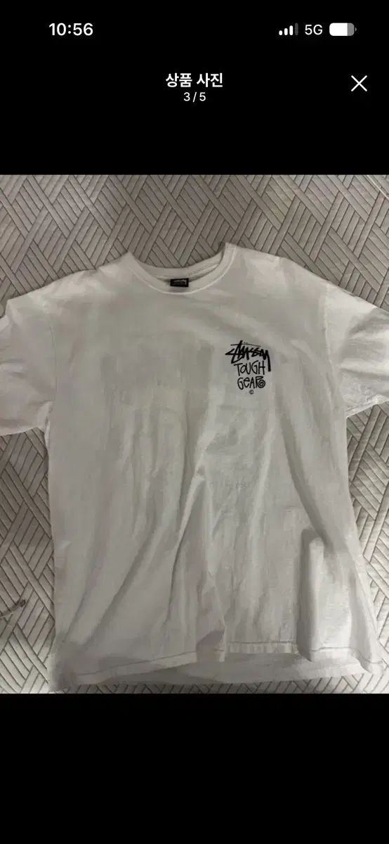 STUSSY タフ ギア 半袖 Tシャツ 白 XL