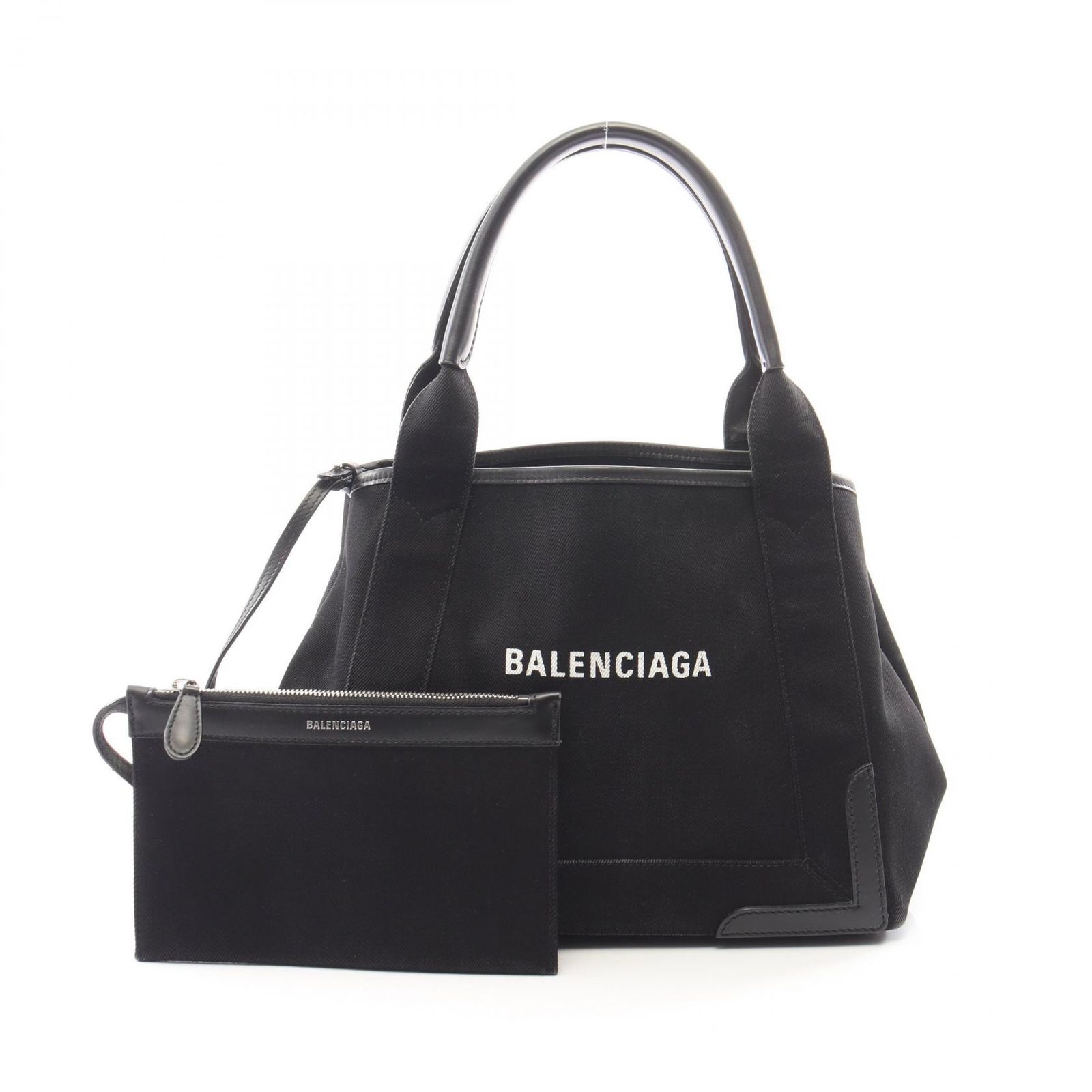 BALENCIAGA バレンシアガ NAVY CABAS S ネイビーカバ トートバッグ