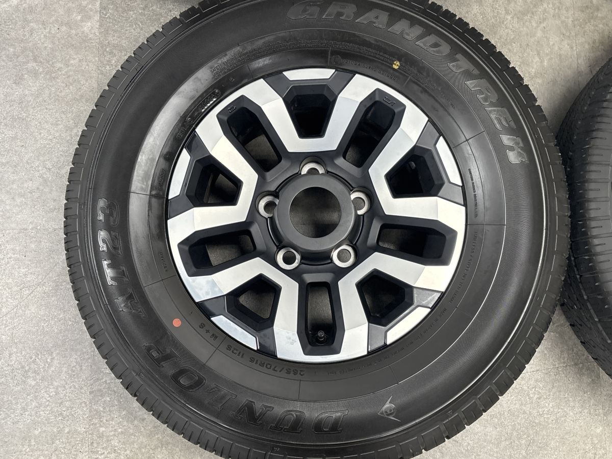 2026年製 美品 バリ溝】トヨタ ランドクルーザー 70 純正 16in 7J ±0