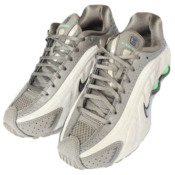 NIKE ナイキ 25AW WMNS SHOX R4 ウィメンズ ショックス HQ7739-200 US5.5(22.5cm) Olive Khaki スニーカー シューズ g27023