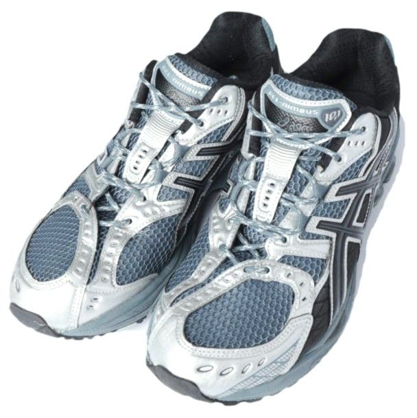 asics アシックス 25AW GEL-NIMBUS 10.1 ゲルニンバス 1203A543-021 US9(27cm) IRONCLAD/GRAPHITE GREY スニーカー シューズ g27036