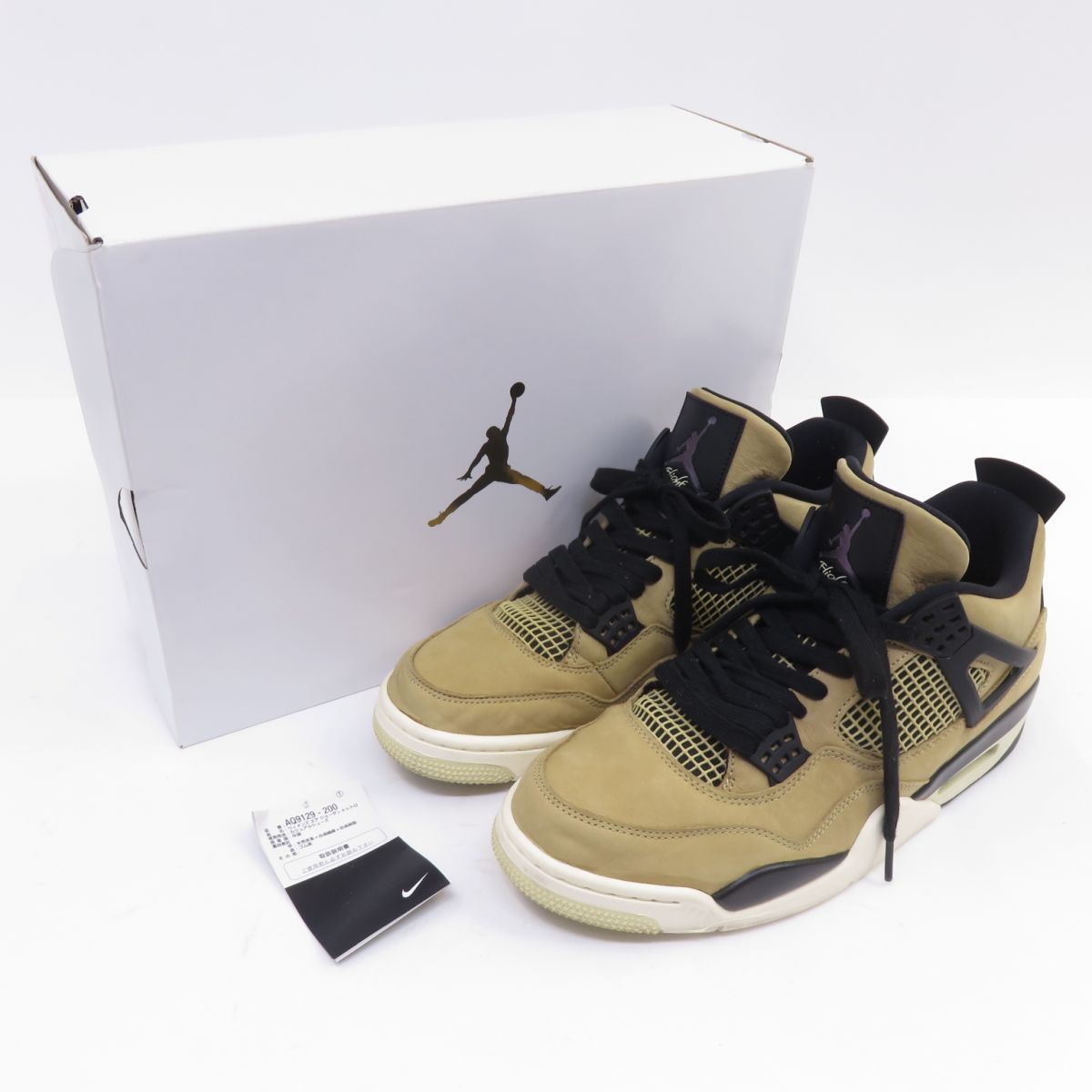 NIKE ナイキ WMNS AIR JORDAN 4 RETRO ウィメンズ エア ジョーダン 4 レトロ AQ9129-200 US12 29cm 箱有 ※中古
