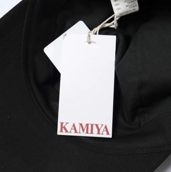 KAMIYA x CA4LA カミヤ カシラ 25AW 別注 日本製 KMY Cap ロゴ刺繍 