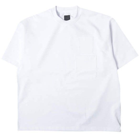 新品 DAIWA PIER39 ダイワ ピア39 25SS TECH W/POCKET CREW TEE テックダブルポケットクルーネックTシャツ BE-32025 L WHITE 半袖 トップス g27070