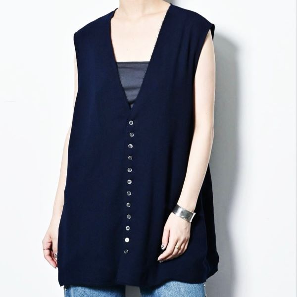 CITYSHOP シティショップ 25AW 日本製 THINK OF VEST カットオフ 