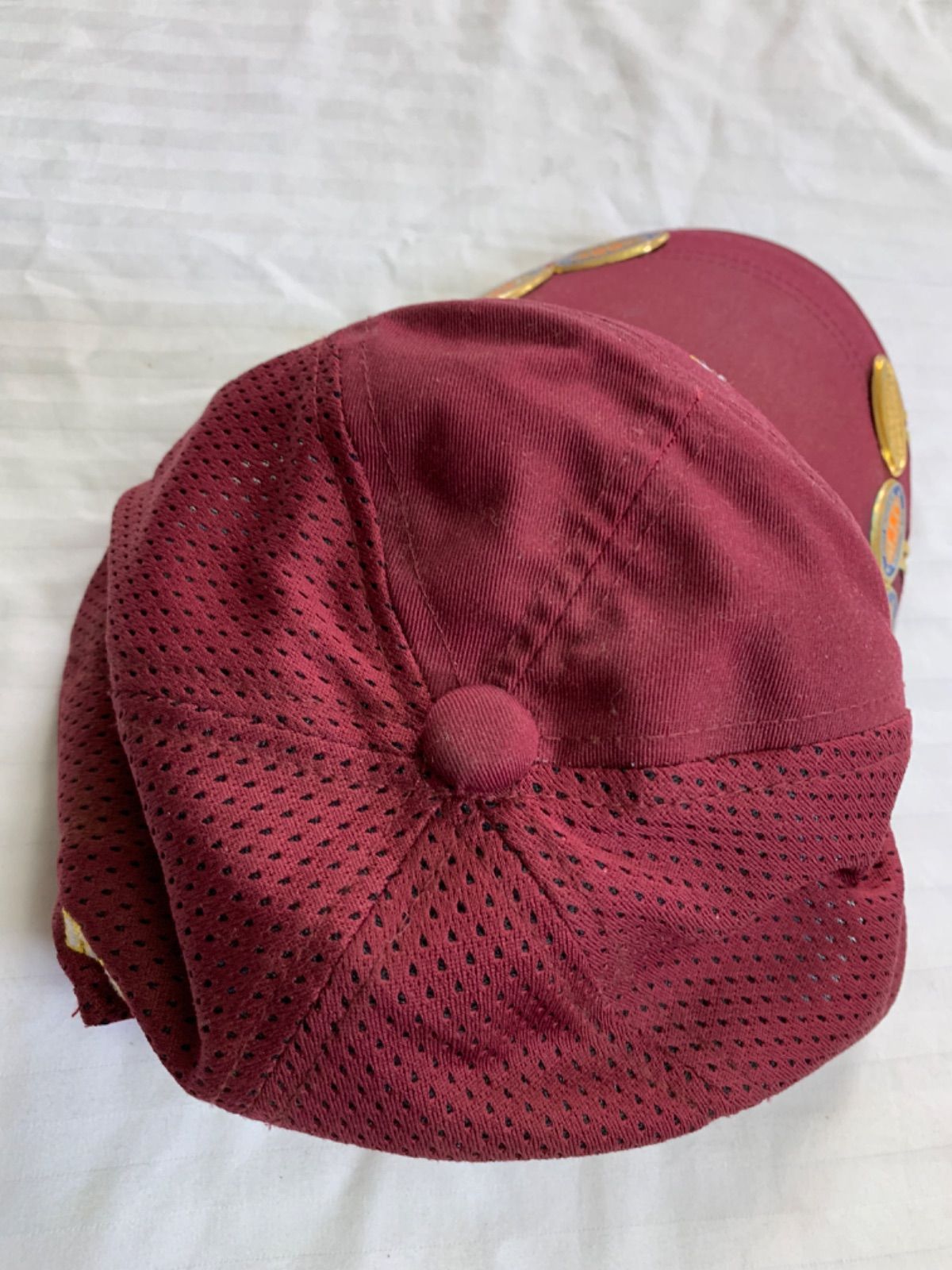 非売品 レア ピザーラ PIZZA-LA PRO-STAFF キャップ 帽子 バッジ付き