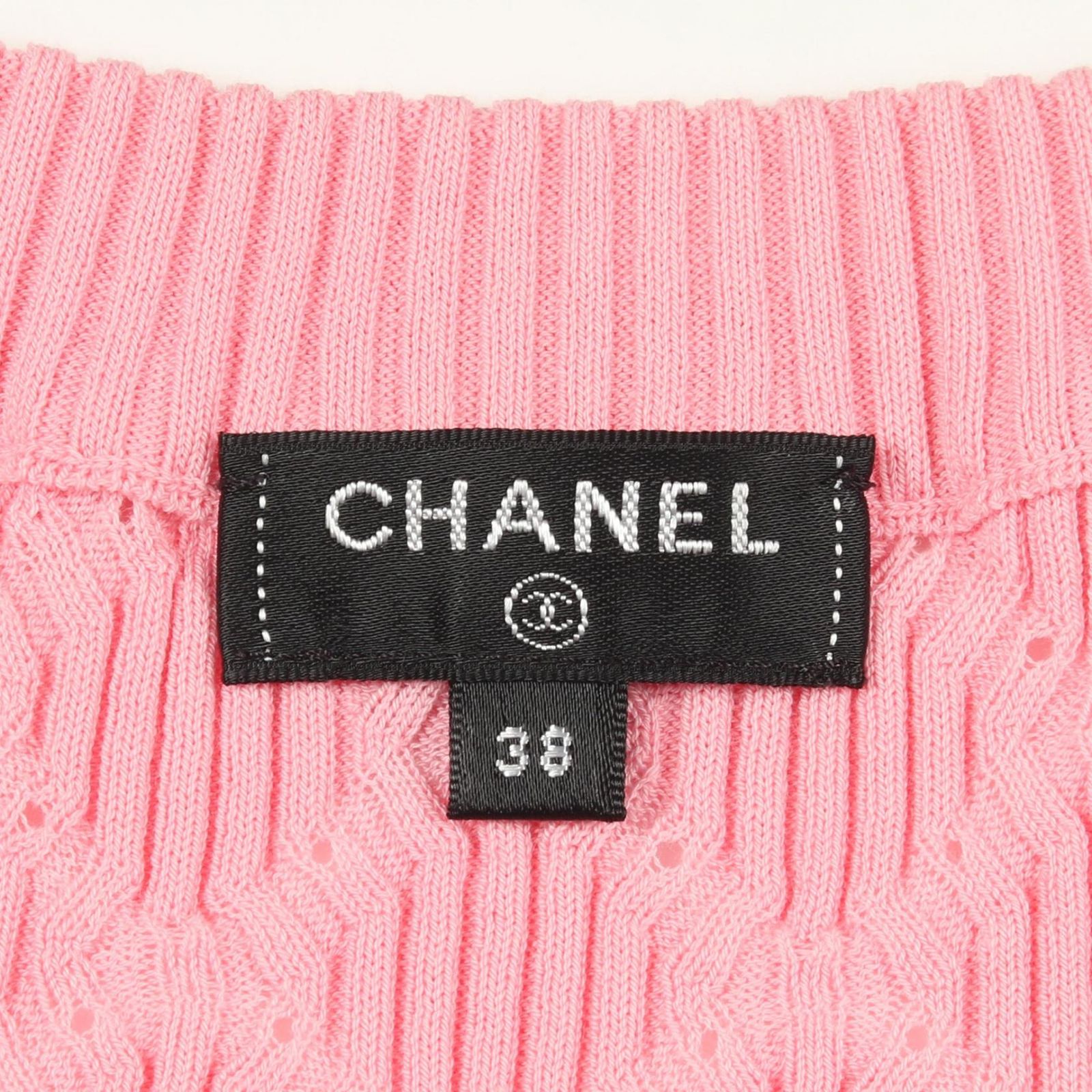 CHANEL シャネル ココマーク チェック リブ ニット - メルカリ