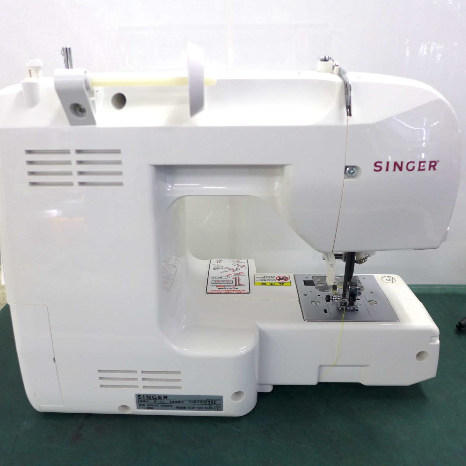 シンガー　コンパクト電子ミシン本体 SI-10　メンテナンス済み SINGER シンガー コンパクト電子ミシン SI-10 公田店 - メルカリ