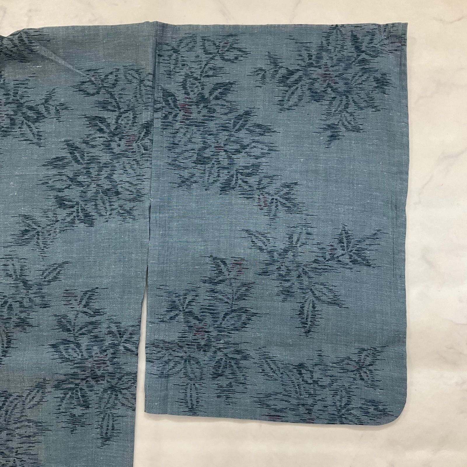 kimono+one◇kimonoarisa◇美品◇夏物◇夏着物◇単衣◇小千谷ちぢみ風