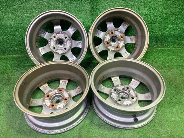 PRD ﾊﾟｯｿ ホイール アルミ シルバー 13インチ 5.00B 4穴 4本 100 +35 