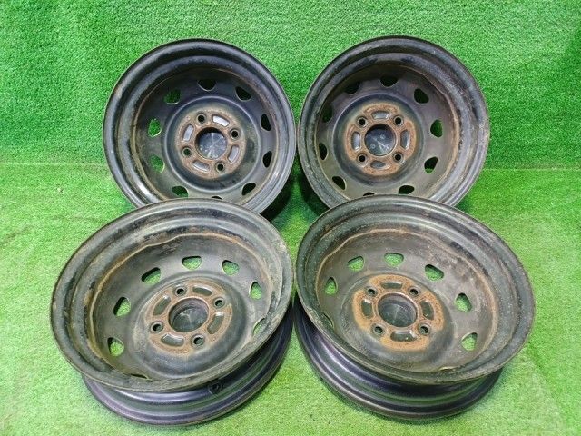 JECT ｴﾌﾞﾘｨ ホイール スチール シルバー 12インチ 3.50B 4穴 4本 100 