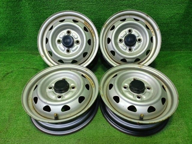 JECT ｴﾌﾞﾘｨ ホイール スチール シルバー 12インチ 3.50B 4穴 4本 100