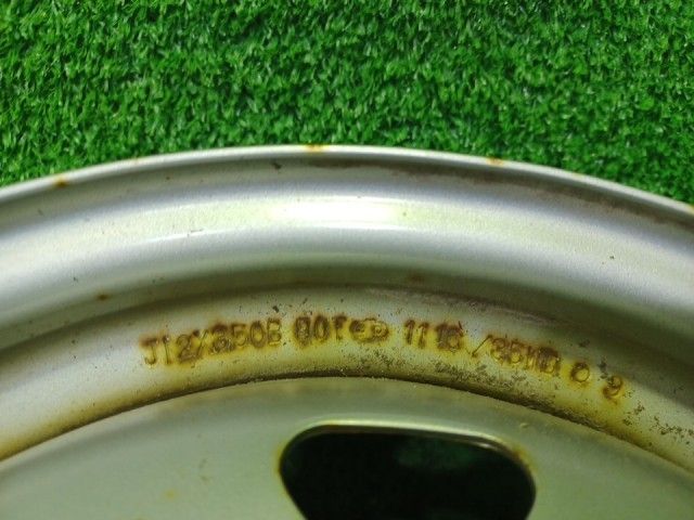 JECT ｴﾌﾞﾘｨ ホイール スチール シルバー 12インチ 3.50B 4穴 4本 100 