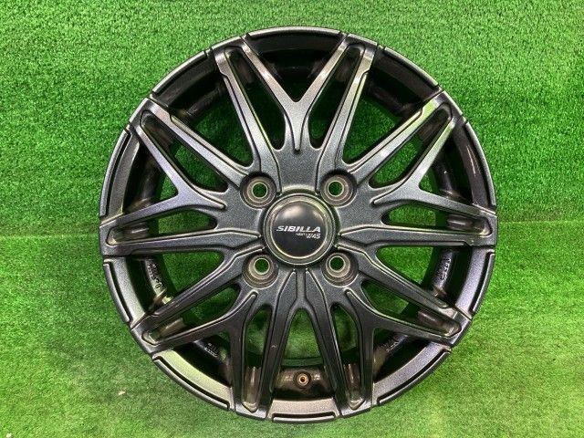 シビラ 軽自動車 ホイール アルミ ガンメタ 13インチ 4.00B 4穴 4本 