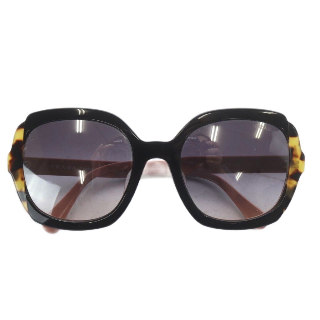 プラダ PRADA SPR 16U-F サングラス 54□21-140 ブラック ピンク /YO24 ■OH