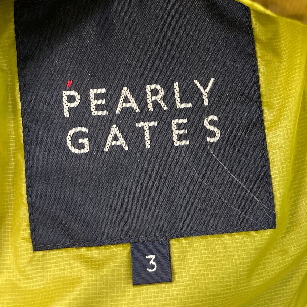 サイズ：3 PEARLY GATES パーリーゲイツ 2WAY ダウンジップジャケット