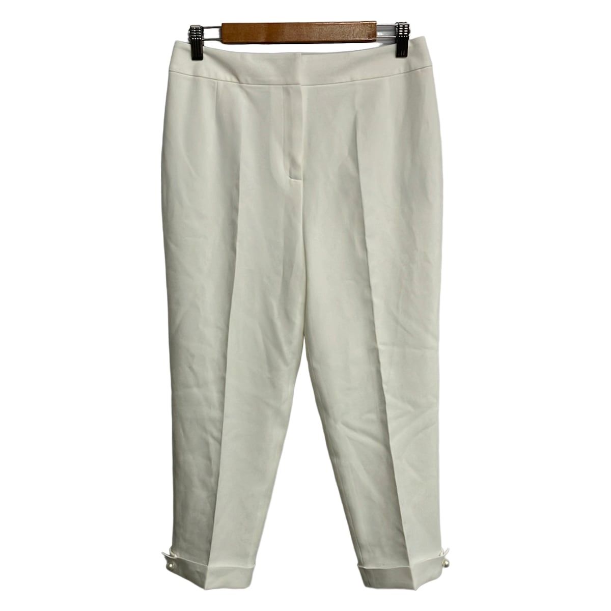 Rene(ルネ) パンツ サイズ38 M レディース美品 - 白 クロップド(半端丈)