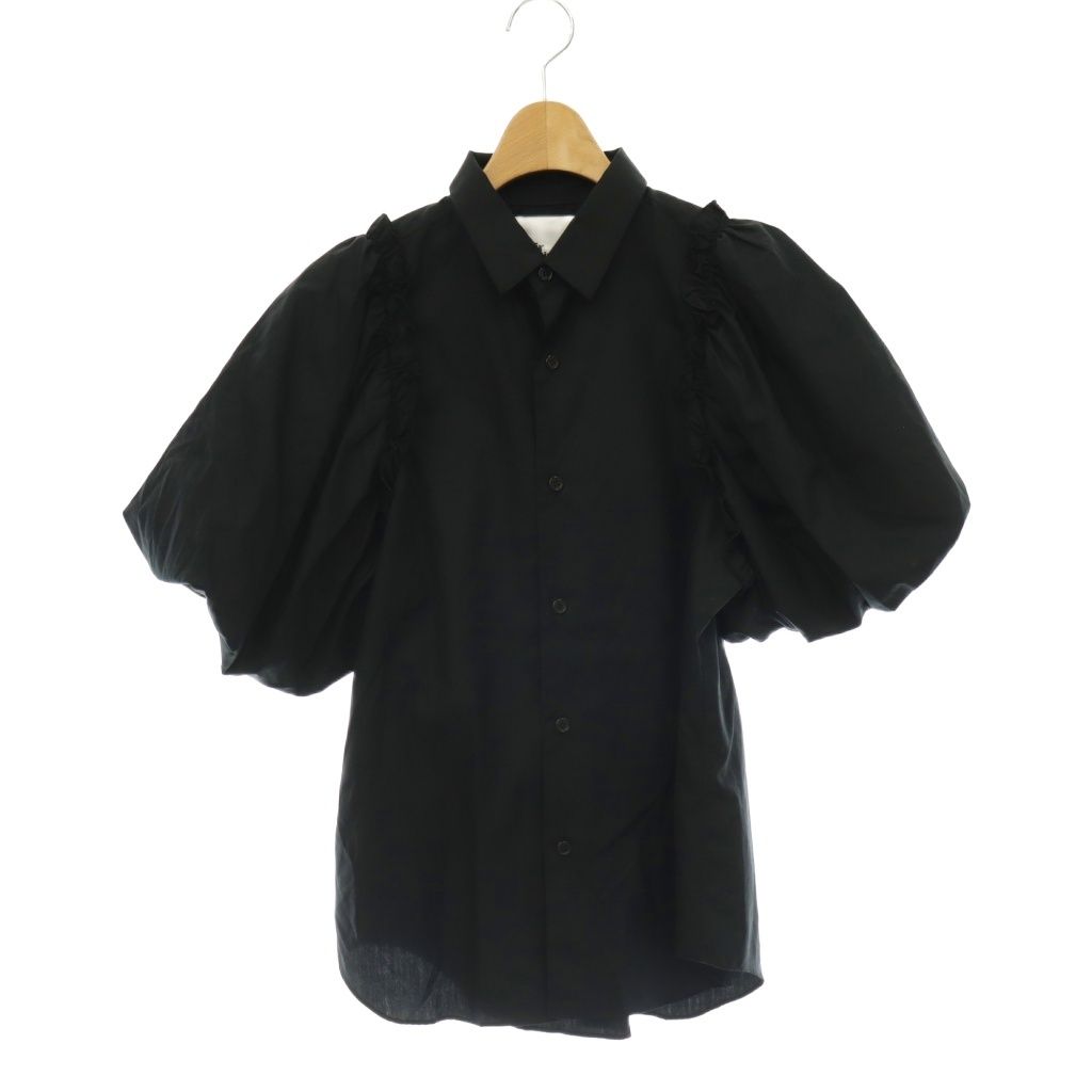 【美品】noir kei ninomiya フリルシャツ ノワールケイニノミヤ kei ninomiya AD2024 パフスリーブ ブラウス
