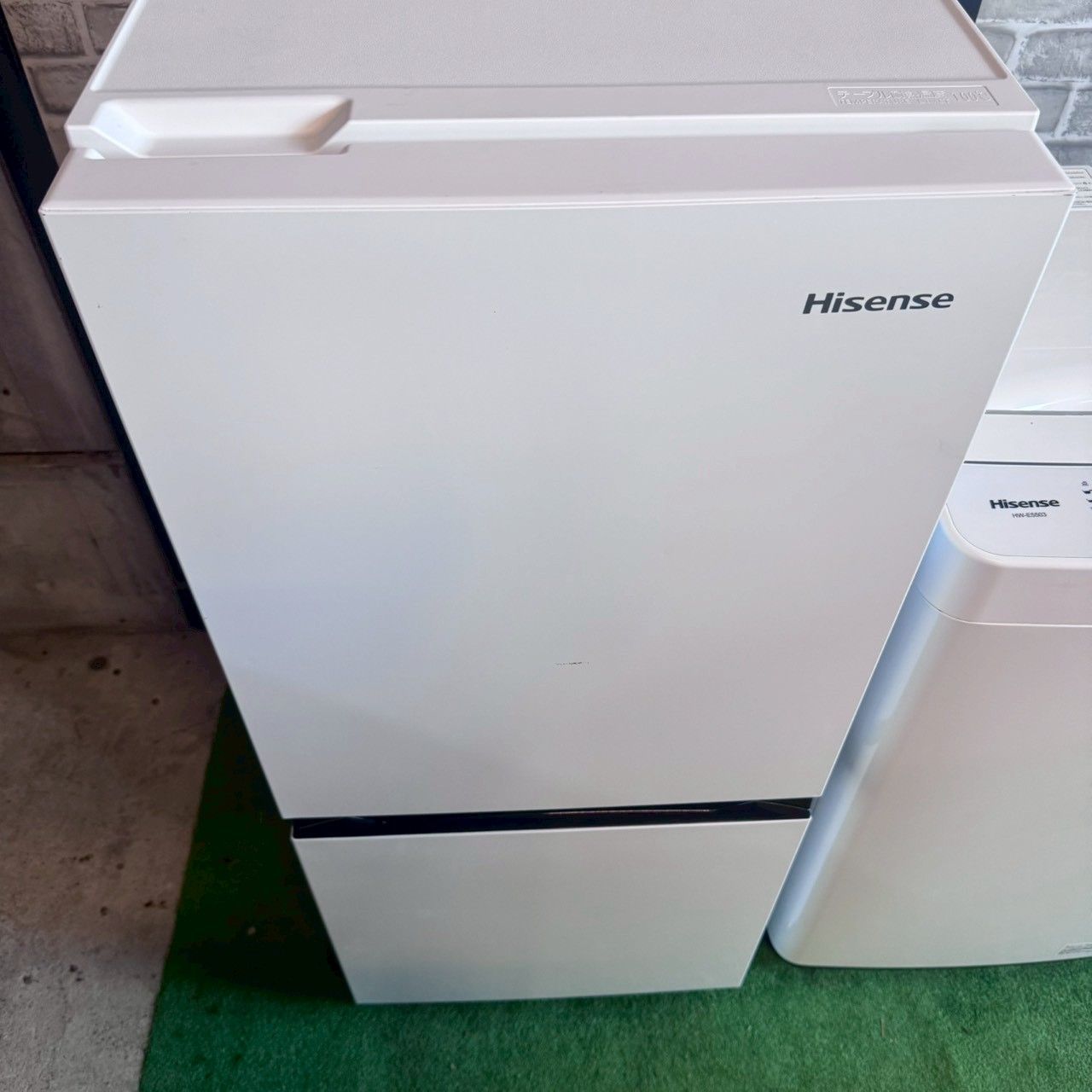 山善/冷蔵庫/128L/2022年製/ハイセンス/2021年製/洗濯機4.5kg ハイセンス Hisense 冷蔵庫 2021年製 2ドア 135L 135リットル 白