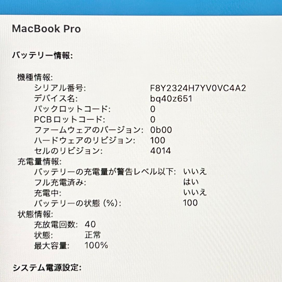即配【良品】Apple MacBook Pro 2021年モデル 16-inch A2485 Apple M1 Max GPU 32コア メモリ 64GB SSD 1TB シルバー JIS配列 最大容量100％ 動作確認済 送料無料