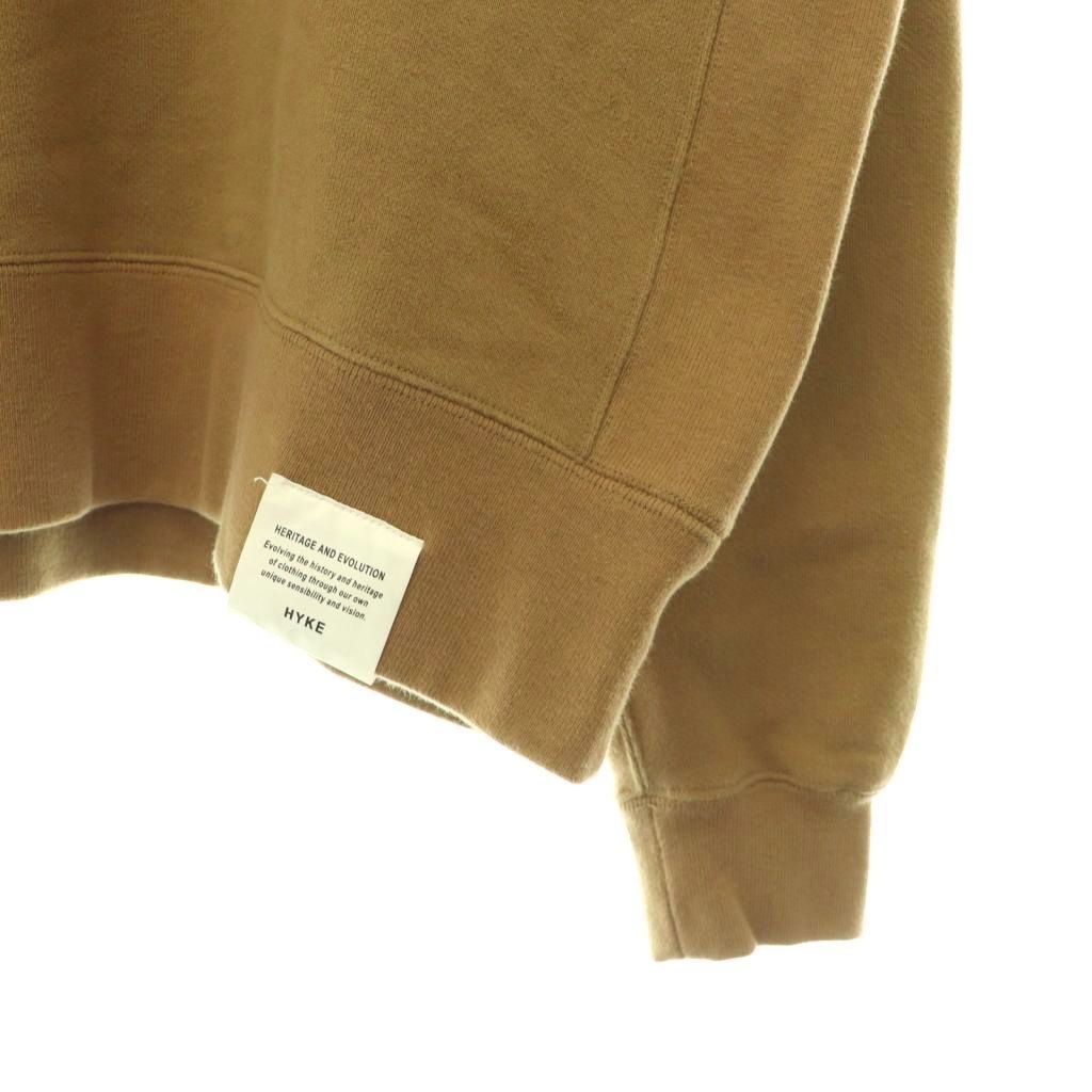 ハイク HYKE SWEAT SHIRT スウェット トレーナー 3 ブラウン /ES ■OS ハイク HYKE SWEAT SHIRT スウェット トレーナー 3 ブラウン /ES ■OS