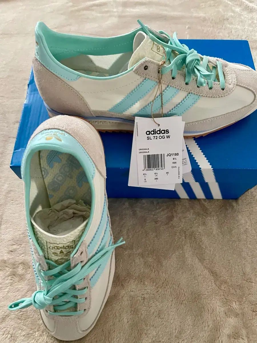 (新品) adidas アディダス SL 72 OG W 250 ミント 白