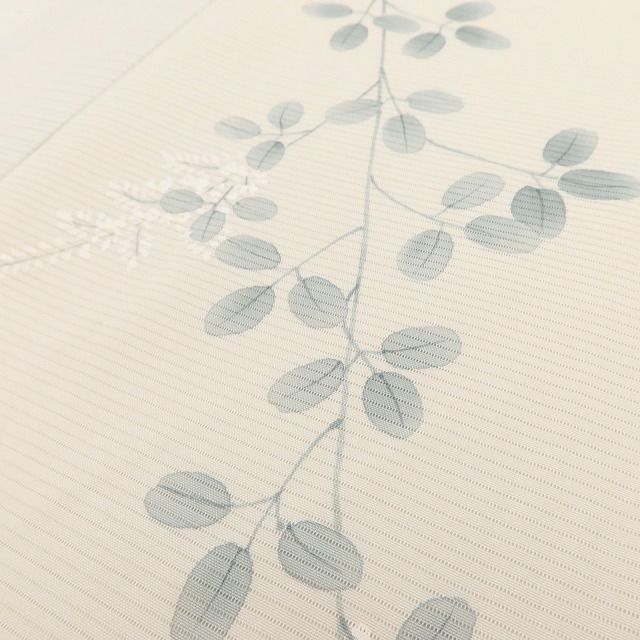 百華❀Y5135◇夏着物 絽 正絹 萩 居敷当て付き 手縫い仕立て 訪問着