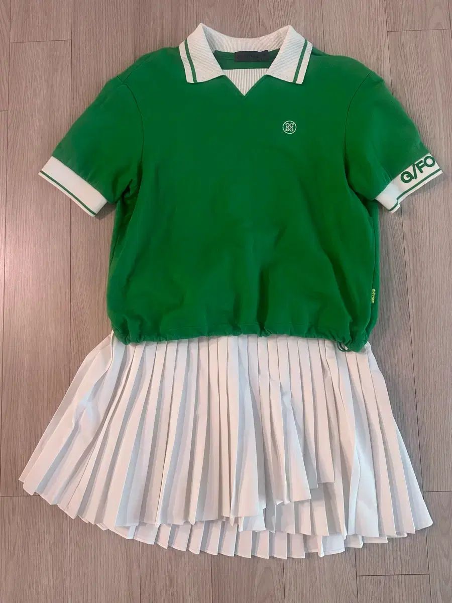 G/FORE ゴルフウェア グリーン 半袖 カラーTシャツ m 正規品
