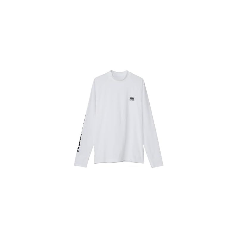 【新品】 [ヘリーハンセン] ラッシュガード L/S Letter Rashguard クリアホワイト XL 0