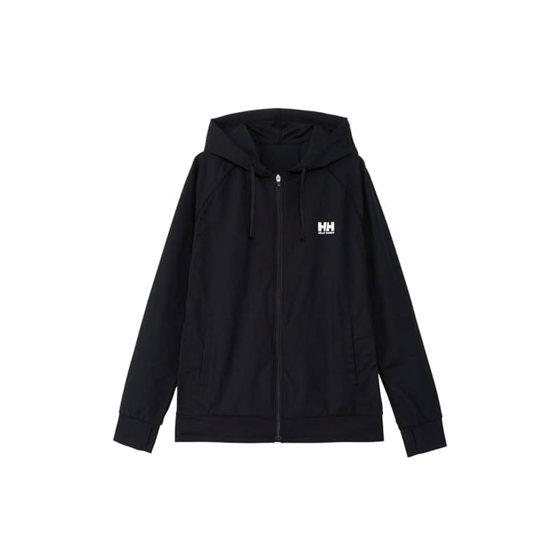 【新品】 [ヘリーハンセン] ラッシュガード L/S Full-zip Hoodie Rashguard メンズ ブラック 0