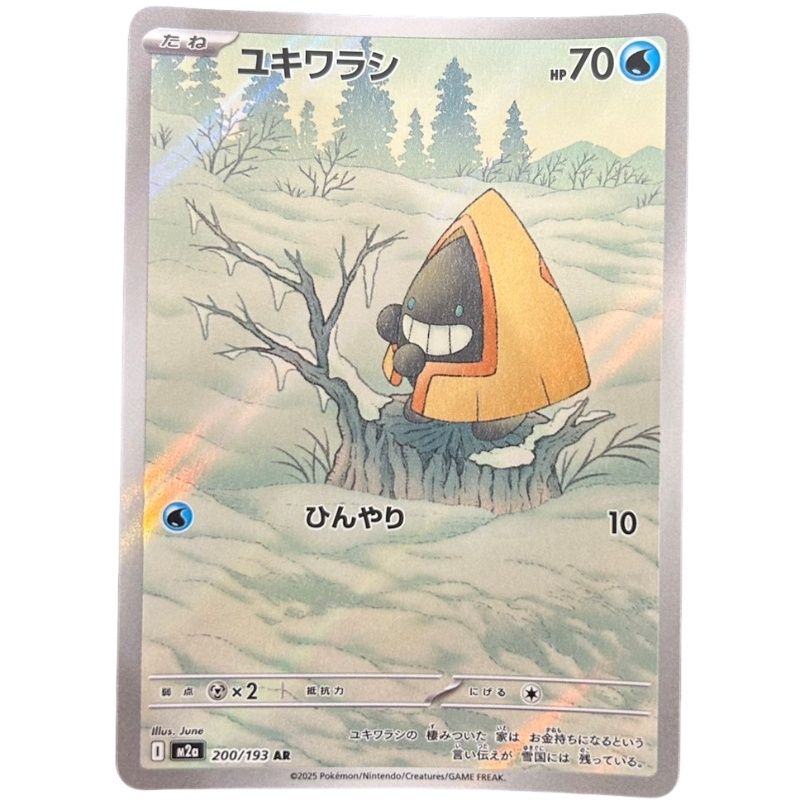 ポケモンカード ユキワラシ 200/193 AR Nのゼクロム 210/193 メガ