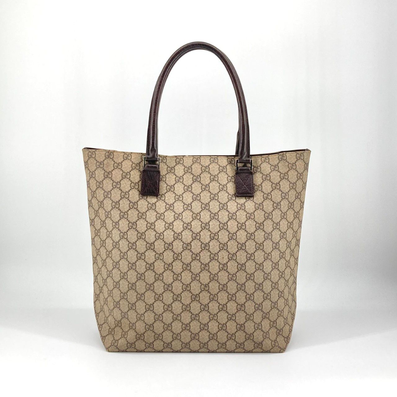 GUCCI（グッチ） GGプラス 131220 トートバッグ ブラウン - メルカリ