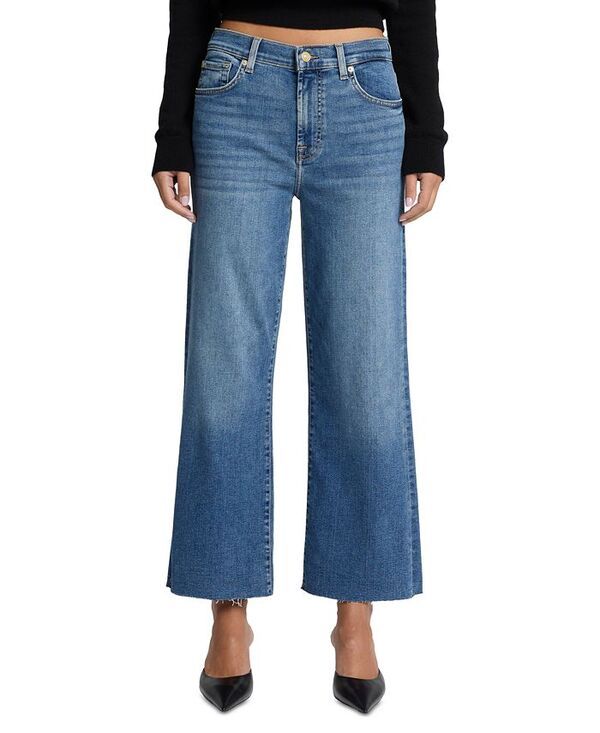 セブンフォーオールマンカインド レディース ボトムス デニムパンツ クロップド ジーンズ 7 For All Mankind Womens Alexa Cropped Cutoff Jeans Fel
