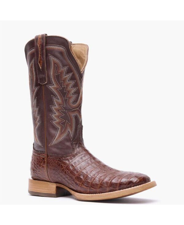ドゥランゴ メンズ シューズ ブーツ・レインブーツ Durango Mens PRCA Collection Caiman Belly Western Boot Cognac and cigar