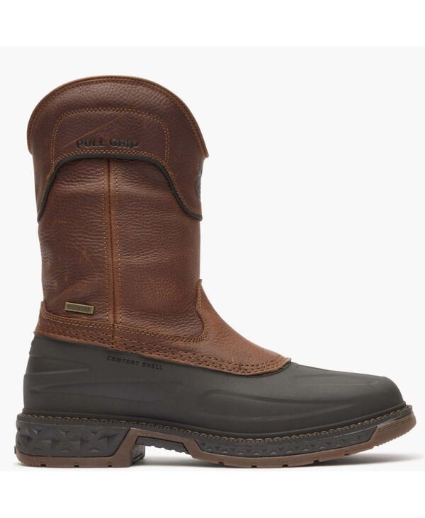 ジョージブーツ メンズ シューズ ブーツ・レインブーツ Tシャツ GEORGIA BOOT Mens CarboTec LTR Steel Toe Waterproof Pull On Boot Br