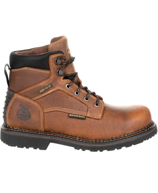 ジョージブーツ メンズ シューズ ブーツ・レインブーツ GEORGIA BOOT Mens Georgiant Revamp Waterproof Work Boot Brown ブラウン