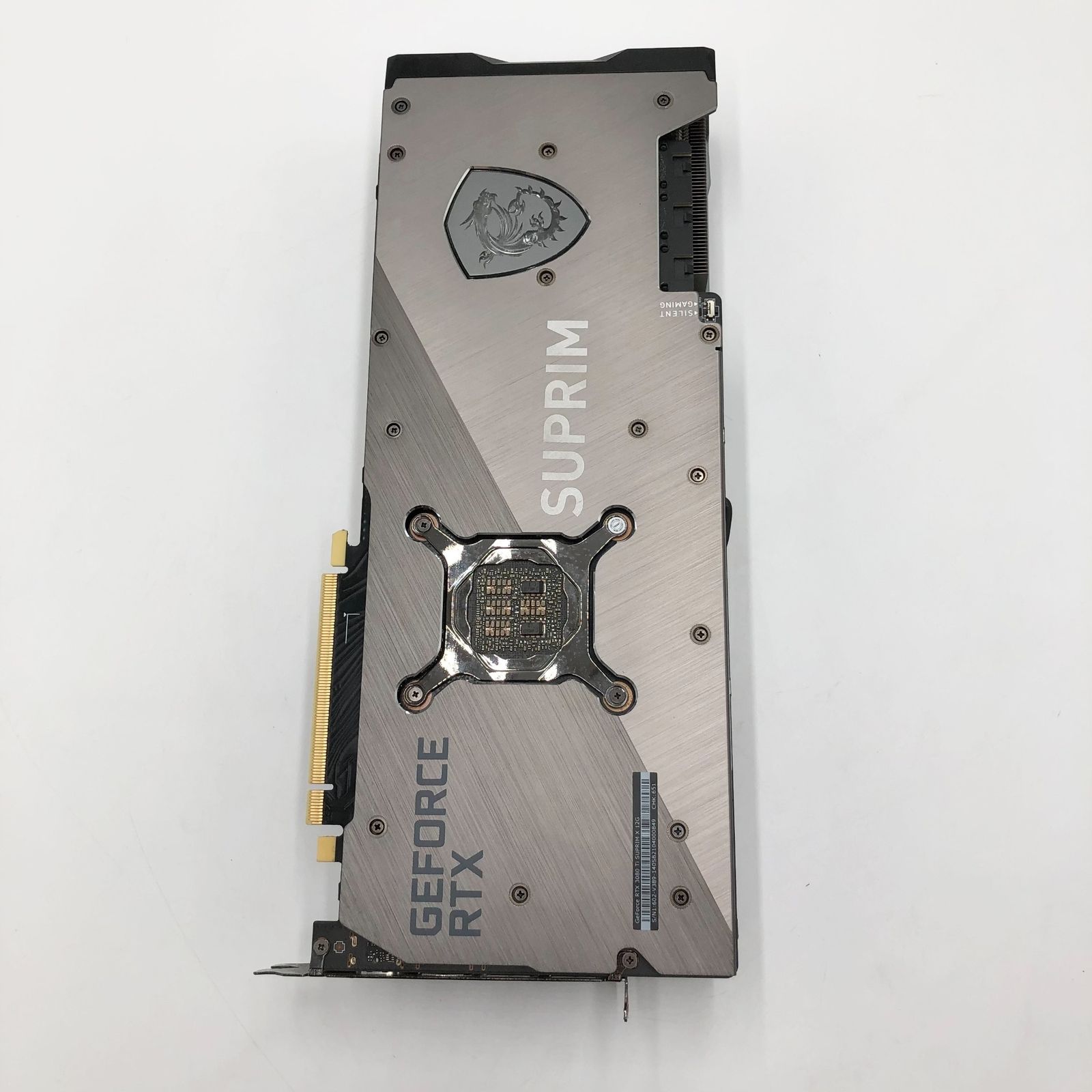 MSI GeForce RTX 3080 Ti SUPRIM X 12G グラフィックスボード VD7646 
