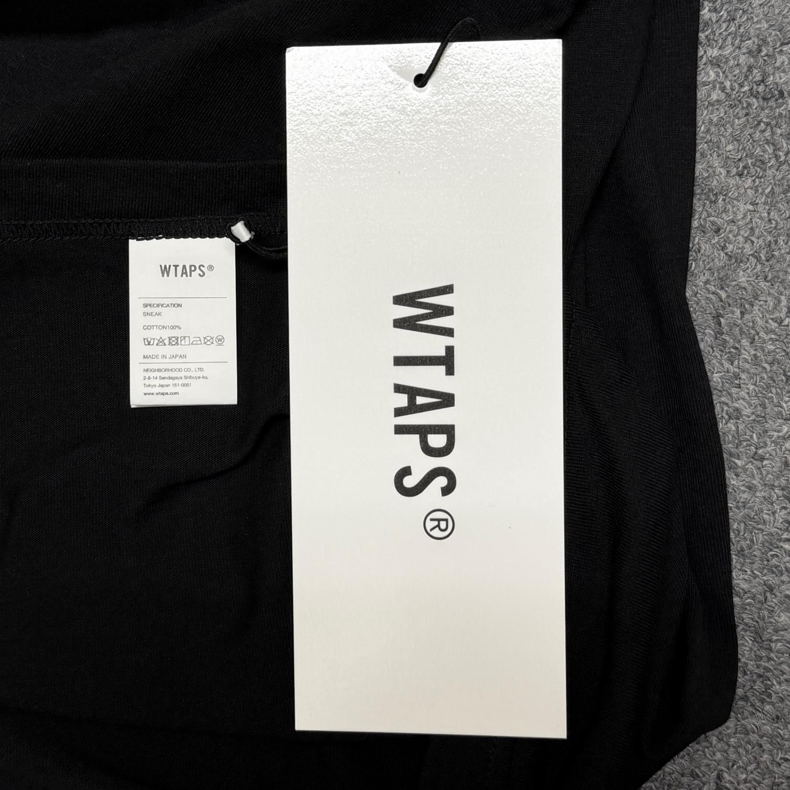 未使用 WTAPS 25SS VSN / SS / Cotton ロゴTシャツ クルーネック