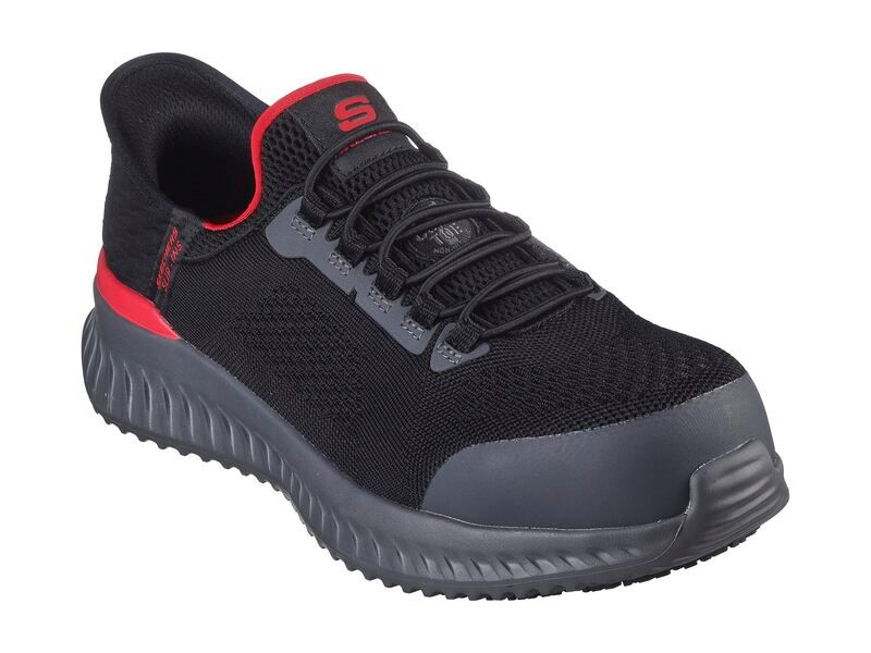スケッチャーズ メンズ シューズ ブーツ・レインブーツ SKECHERS Work Tilido Fletchit Comp Toe Black 2 ブラック