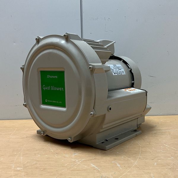 【未使用保管品】昭和電機 ガストブロワ U2V-70T 0.75kW 1馬力 2極 三相200V 渦流式高圧シリーズ ●137297