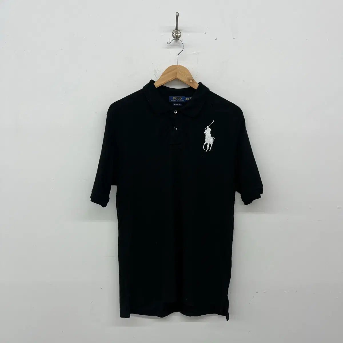 POLO RALPH LAUREN ポロラルフローレン ブラック ビックポニー 半袖 カラーTシャツ メンズ XL