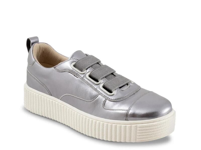 トロッターズ レディース シューズ スニーカー プラットフォーム Trotters Bliss Platform Sneaker Pewter ピューター