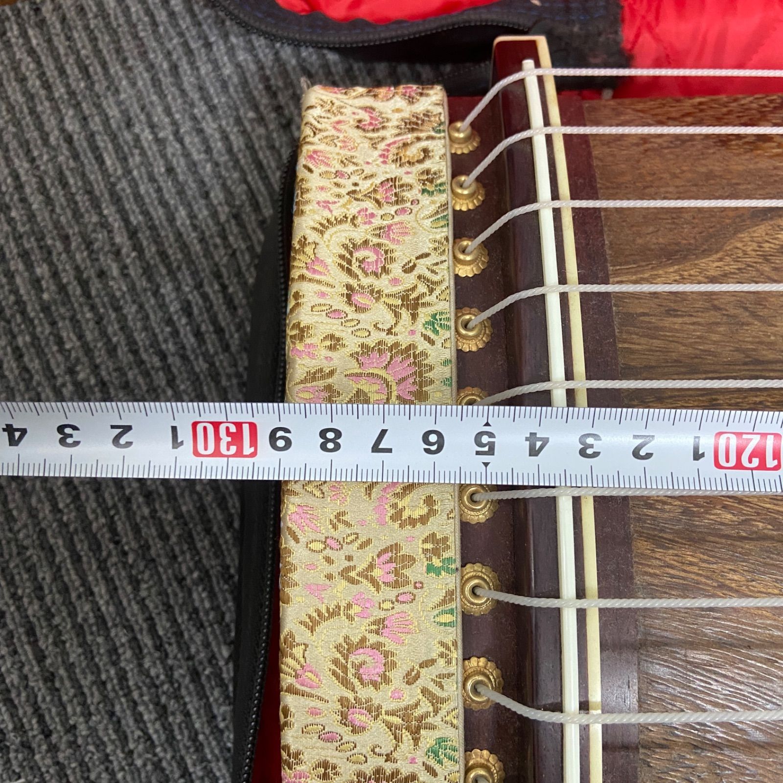 琴 13弦 全長約186cm 練習用 和楽器 管理No.4 琴 13弦 全長約186cm 練習用 和楽器 管理No.4 短琴・ミニ琴・13弦・和