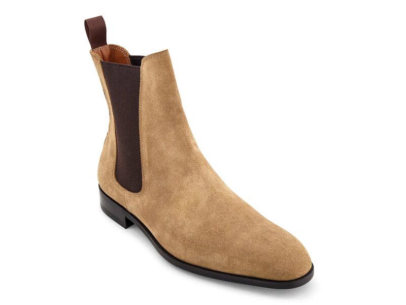 アンソニー ヴィア メンズ シューズ ブーツ・レインブーツ チェルシーブーツ チェルシー Anthony Veer Ashford Chelsea Boot Beige Suede ベージュ