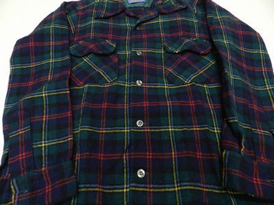 ペンドルトン PENDLETON 70s ウールボードシャツ 70S △☆中古 中古70s
