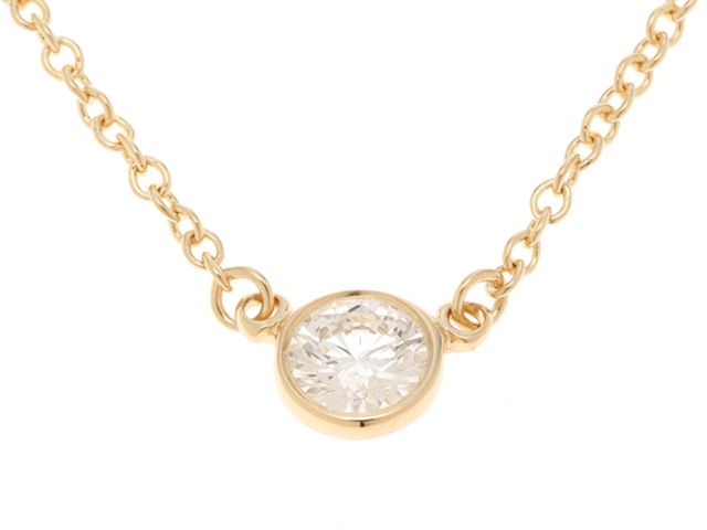 TIFFANY&Co. ティファニー ジュエリー バイザヤードNC/YG/D/1.8g 貴金属･宝石 ネックレス K18イエローゴールド K18YG ゴールド レディース【中古】433