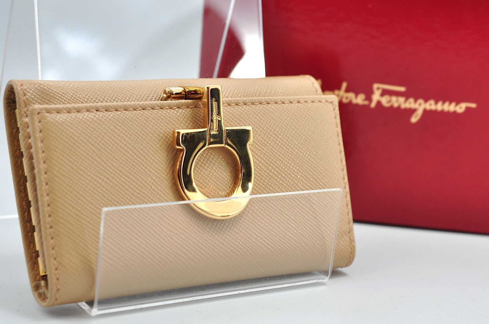 Salvatore Ferragamo フェラガモ ガンチーニ 6連 キーケース 鍵