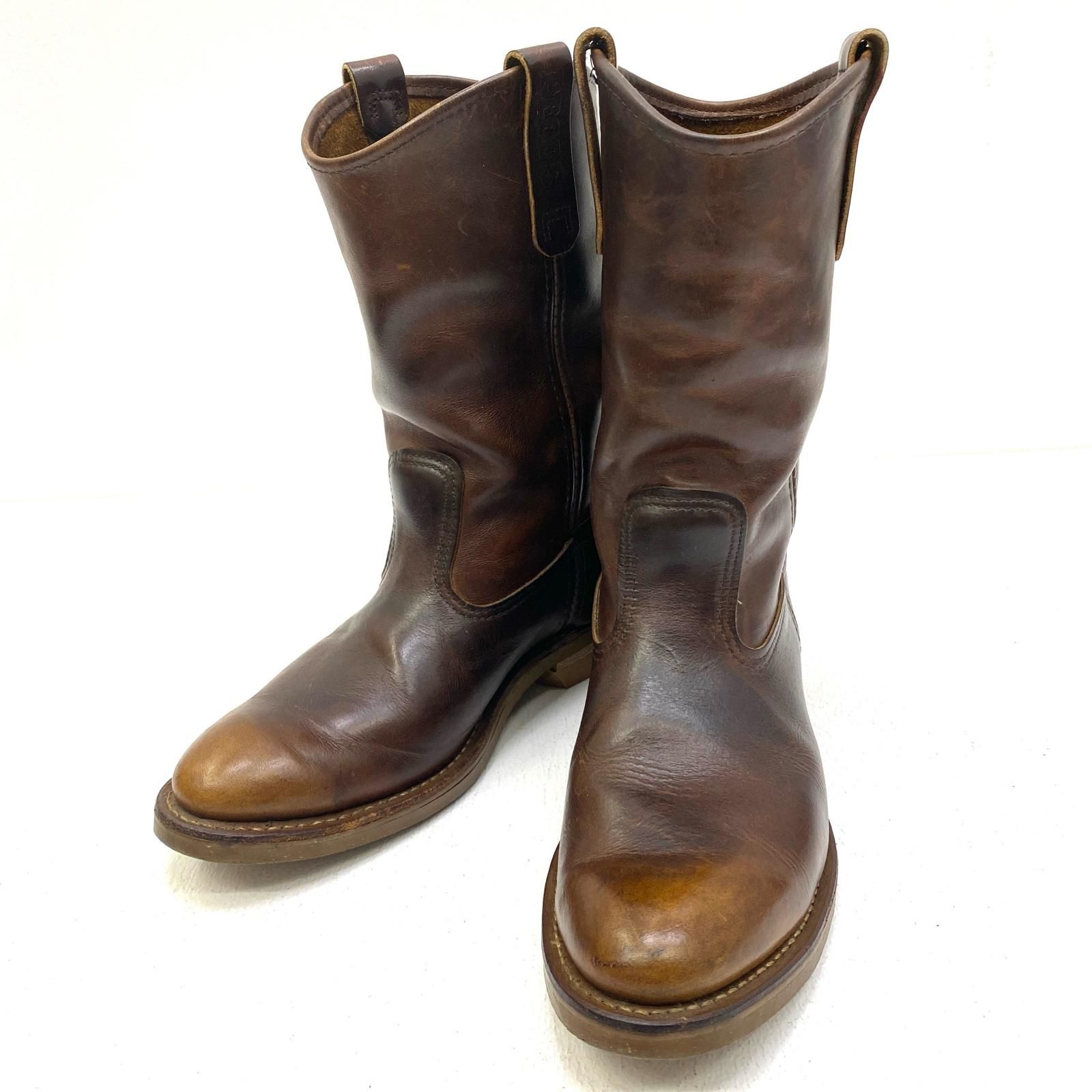 【加古川店】 中古 RED WING | レッドウィング ブーツ PECOS 8159 B.YLABOによるメンテナンス済、ヒール交換有 26.5cm 【127】