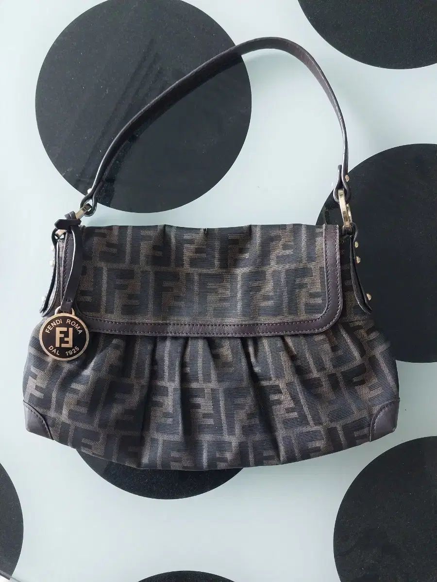 FENDI フェンディ ズッカ ロゴ トートバッグ ブラウン