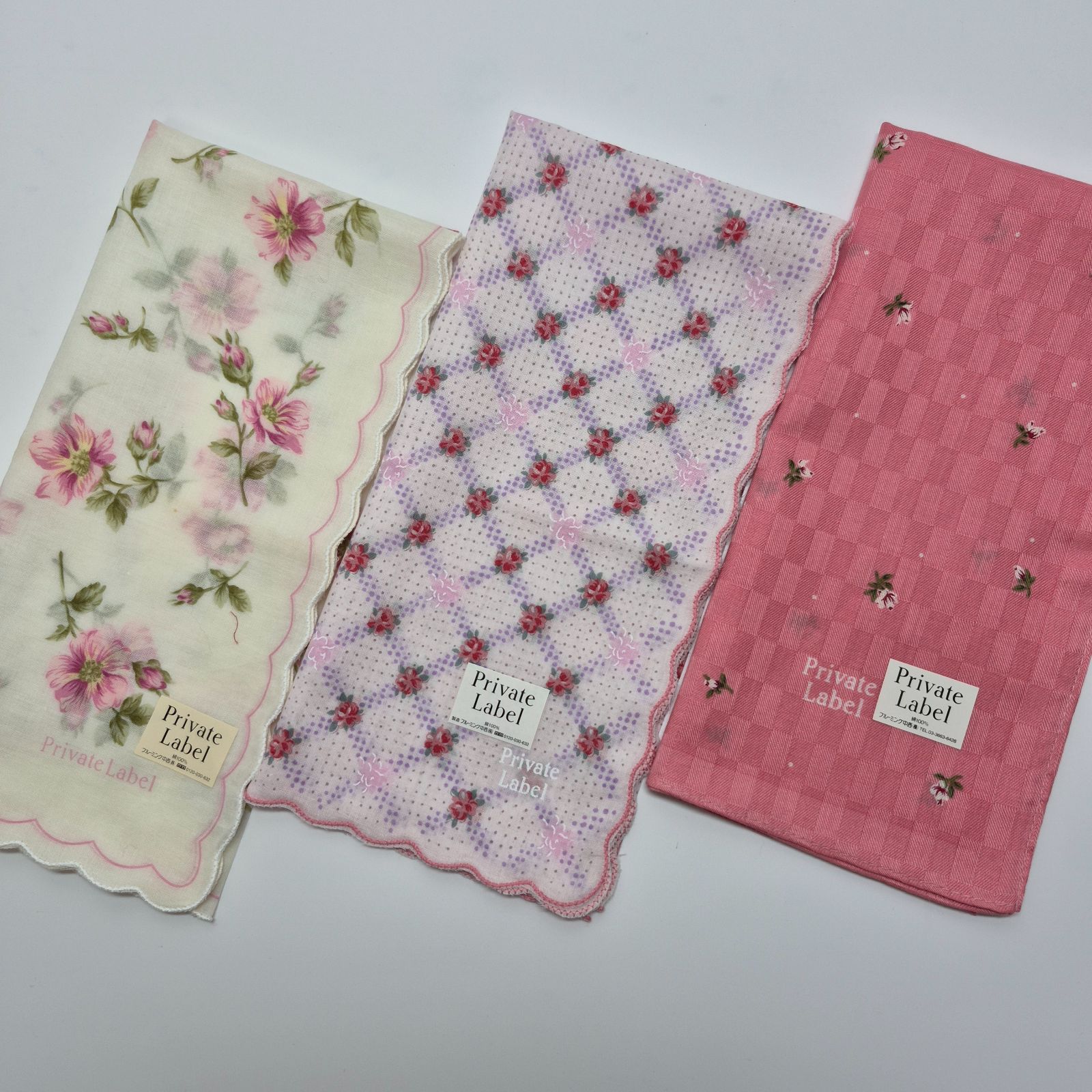 新品】Private Label レディースハンカチ 3枚セット - メルカリ